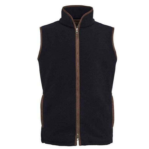 Brook Taverner Unisex Adult Cincinatti Fleece Vest / Gunmetal Gray